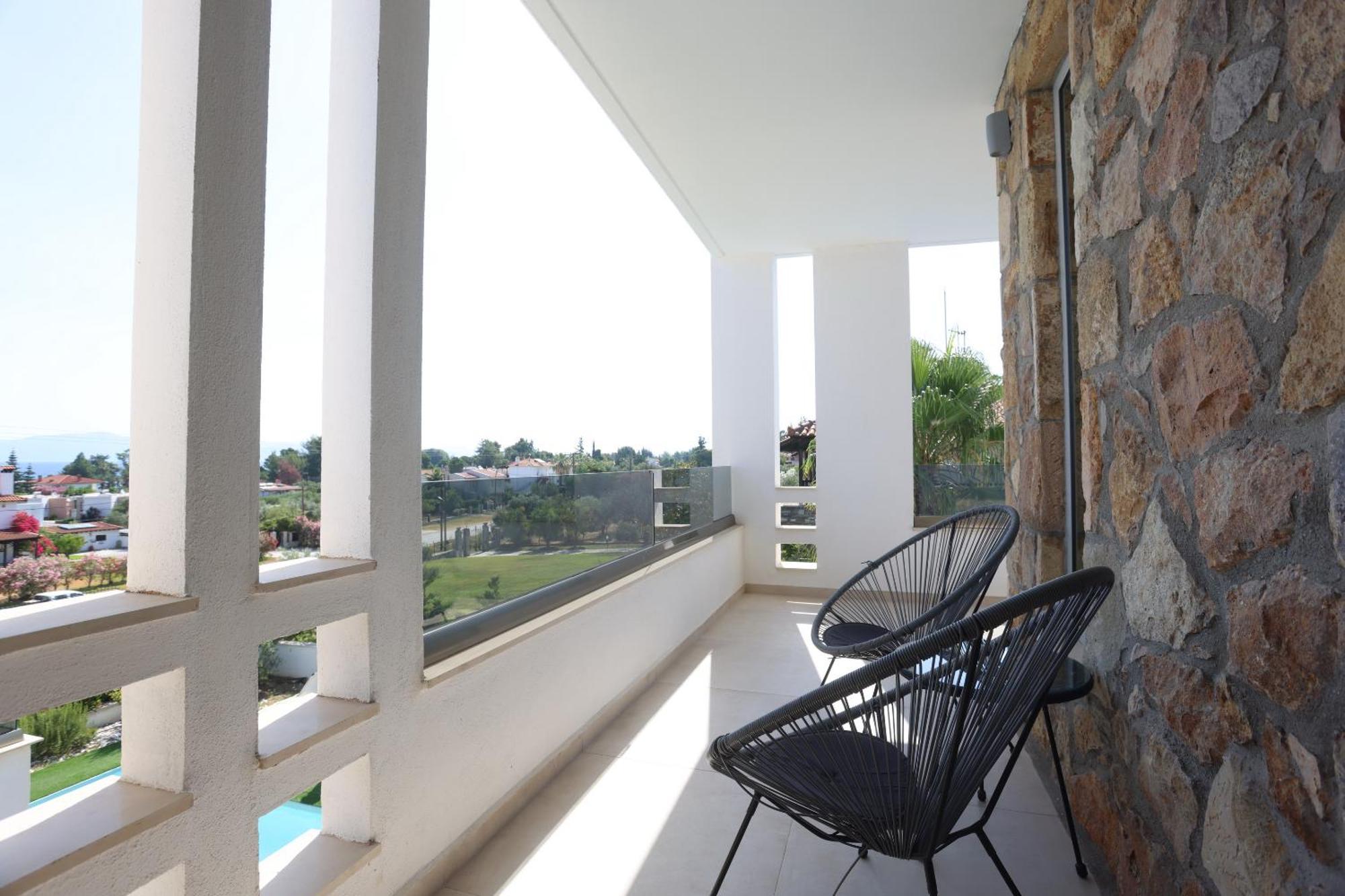 Villa Douglas - Private Pool, Bbq, 4Bdrms, View Pefkochori Exteriér fotografie